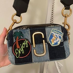 Marc Jacobs Snapshot Crossbody Bag Denim